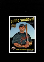 2008 Topps Heritage #656 Pablo Sandoval Rookie SAN FRANCISCO GIANTS High Number   MINT
